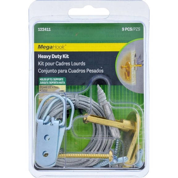 Hillman Anchor Wire Wallbiter Mega Picture Hanging Kit 122411