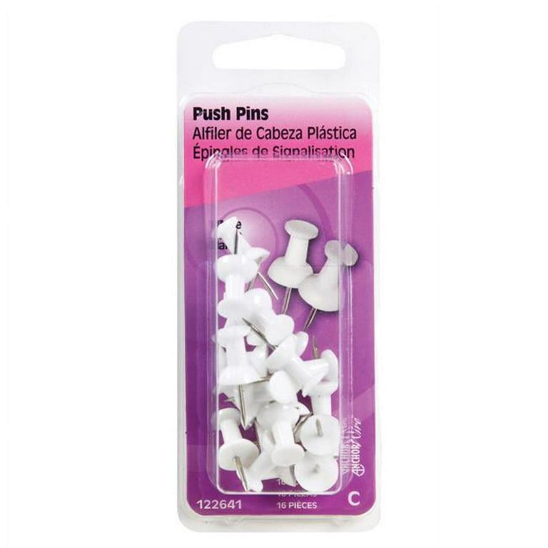 Hillman Fasteners 122641-N Plastic Push Pins White