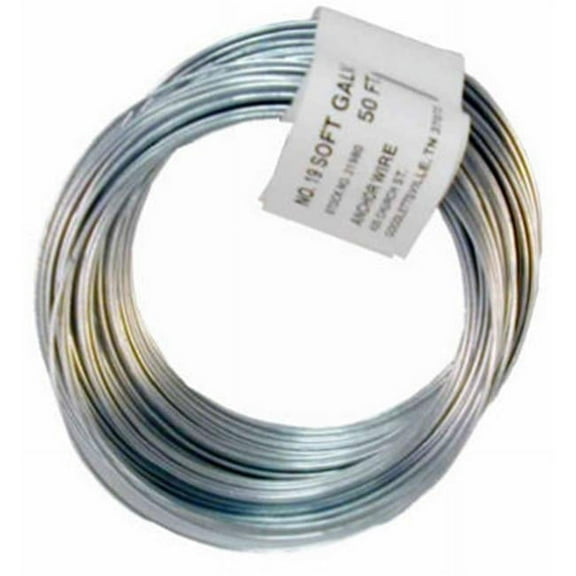 HILLMAN FASTENERS 18-Gauge Galvanized Wire Coil, 50-Ft. 123177