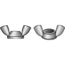 Hillman 10/24 in. Zinc-Plated Steel SAE Wing Nut 100 pk Hillman 10/24 in. Zinc-Plated Steel SAE Wing Nut 100 pk