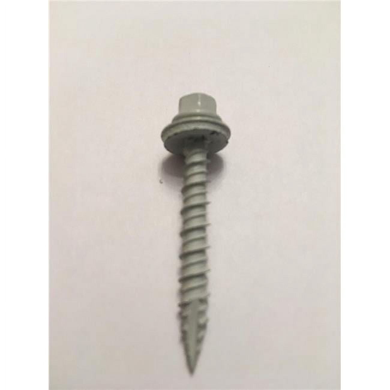 Hillman Fasteners 250507 LB 10 x 1.5 in. Metal to Wood Self-Drilling Roofing Screws, White