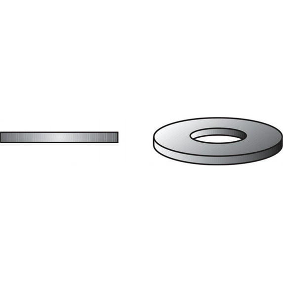 Hillman 5/16 In. Steel Zinc Plated Flat SAE Washer (100 Ct.) 280058