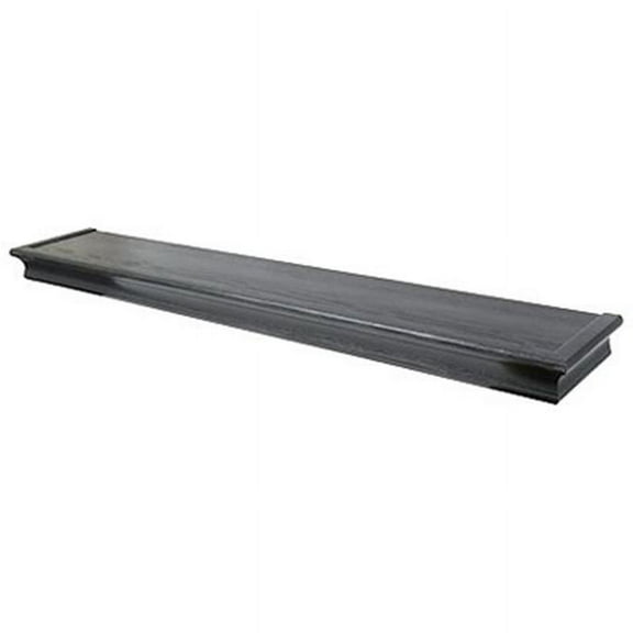 Hillman Fasteners 36 in. High & Mighty Beveled Floating Shelf, Black