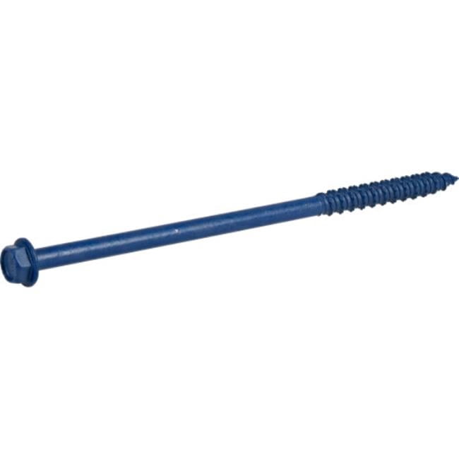 Hillman Fasteners 376515 0.25 x 5 in. Power Pro Blue Hex Washer-Head Concrete Screw Anchors - Blue