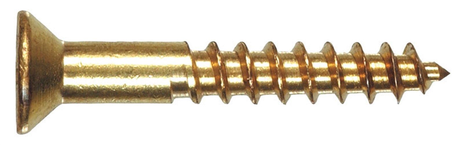 Hillman The Fastener Center Phillips Brass Wood Screw
