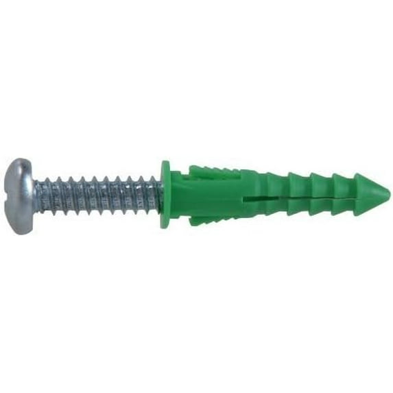Hillman Plastic Anchor Set - General Use - 25 Pack, 12-14-16 Size