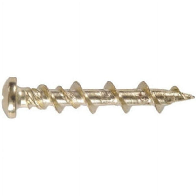 Hillman Fasteners 42004 1.25 in. Brass Phillips Head Wall Dogs & Screws