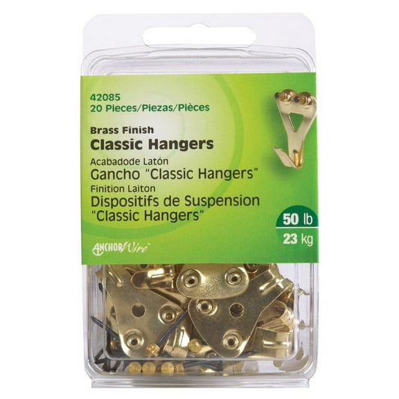 Hillman Fasteners 42085 Picture Hangers, Brass