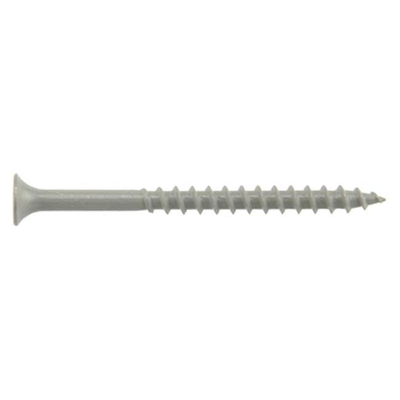 Gray Ceramic Coated 3-inch Phillips Wood Screw