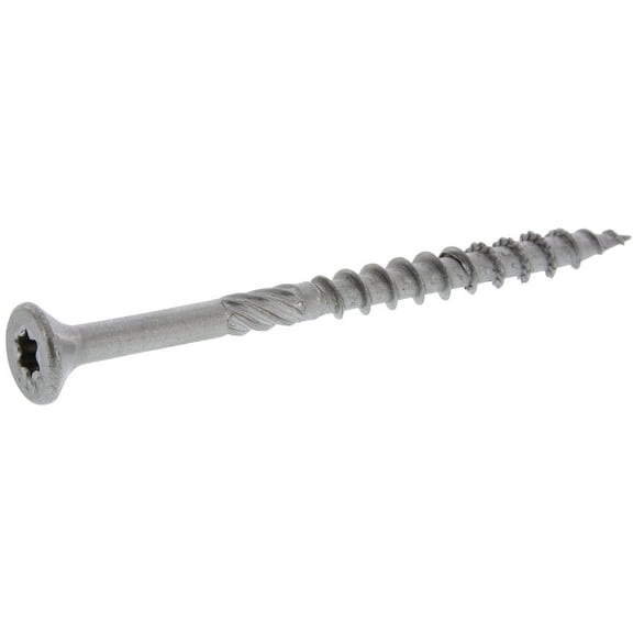 HILLMAN FASTENERS 1LB 8X1-1/4" Stainless Steel Star Outdoor Wood Screw 48619