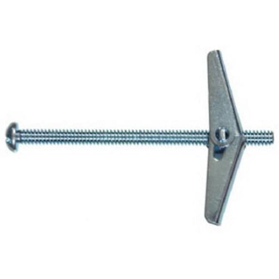 Hillman Fasteners 5028 2 Pack- Snapin- 0.19 x 4 in. Round Head Toggle Bolt - Pack Of 6