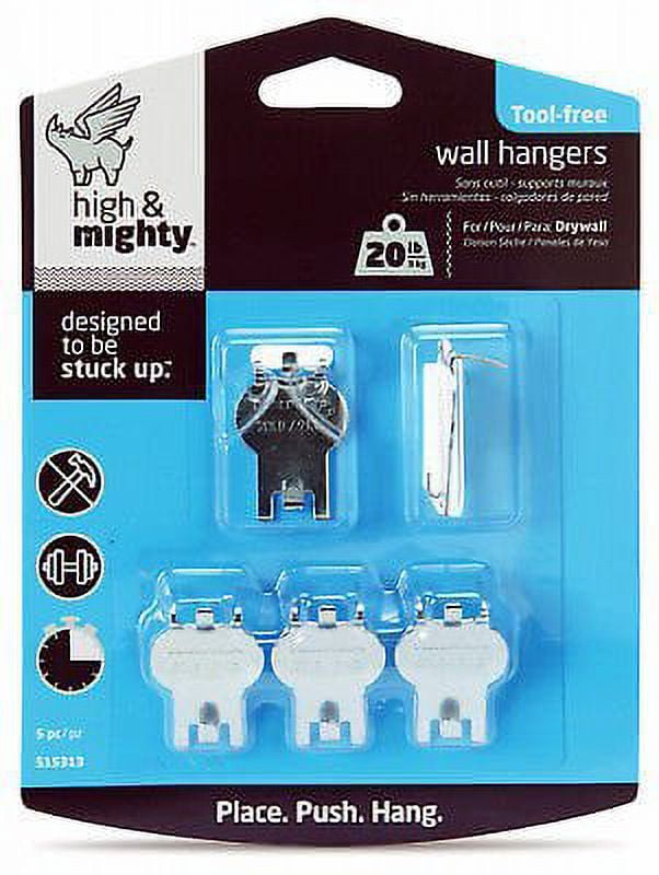 Hillman Fasteners 515313 5-Pc. Picture Hanging Kit, Holds 20-Lbs. - 2 Packs