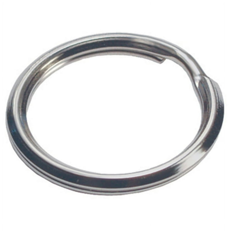 Hillman Tempered Steel Assorted Split Rings/Cable Rings Key Ring Hillman Tempered Steel Assorted Split Rings/Cable Rings Key Ring