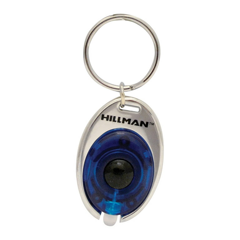 Hillman Metal Assorted Decorative Key Ring LED Light Hillman Metal Assorted Decorative Key Ring LED Light