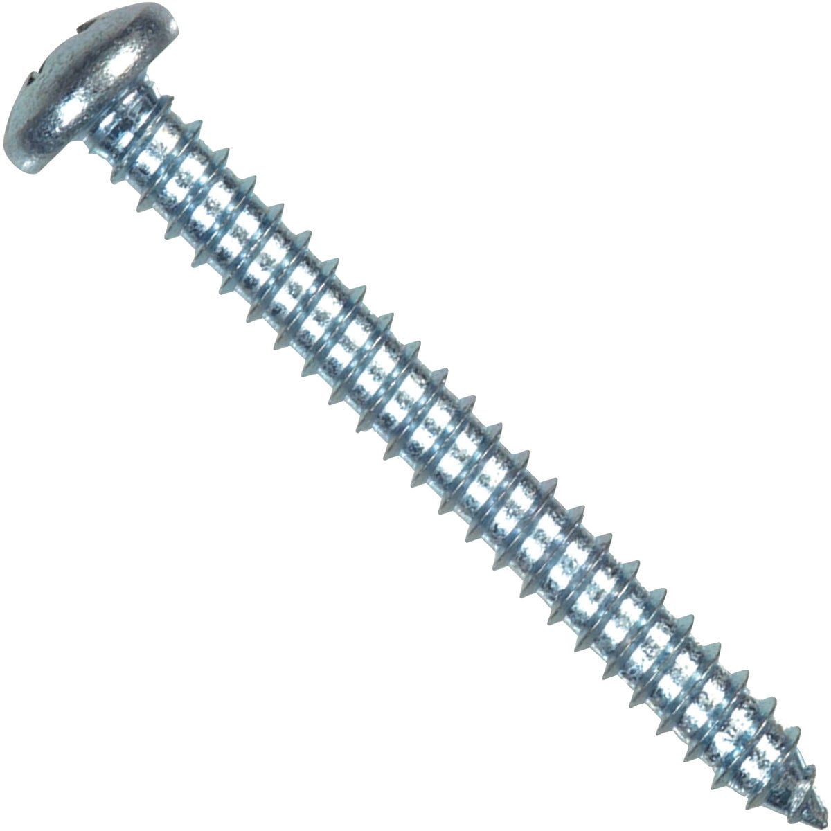 Hillman Fasteners 80078 10 x 1.5 in. Phillips Pan Head Zinc Sheet Metal Screw- 100 Pack