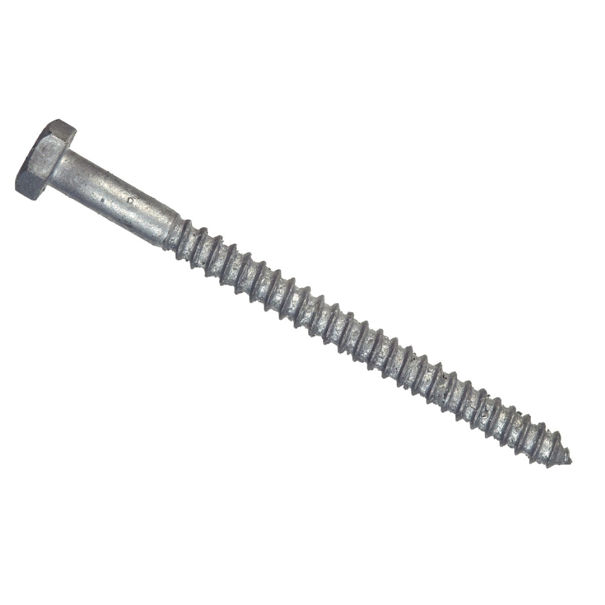 Hillman Lag Screw Hex Head - Hot Dip Galvanized - 1/2 x 6 In — Construction & DIY Use, Standard Hardware Spec