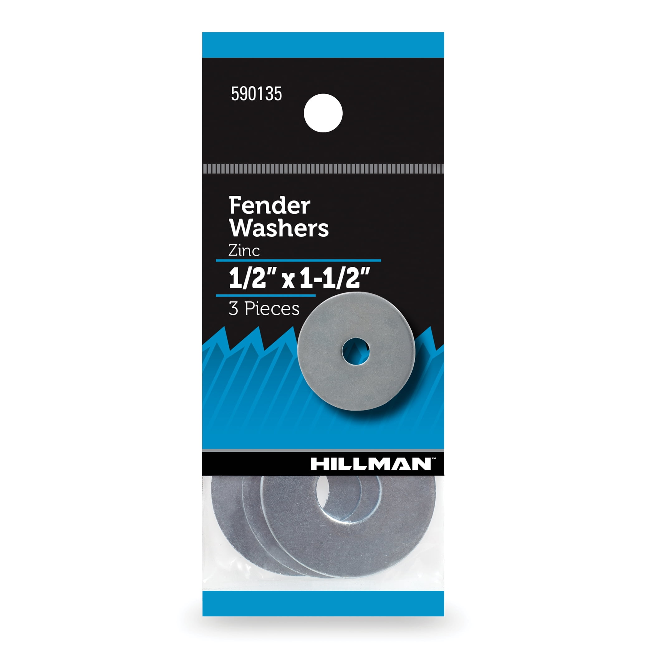 Hillman Group 100-Pack Stainless Steel Fender Washers - 5/16" X 1-1/2", For Auto & Sheet Metal - View #6