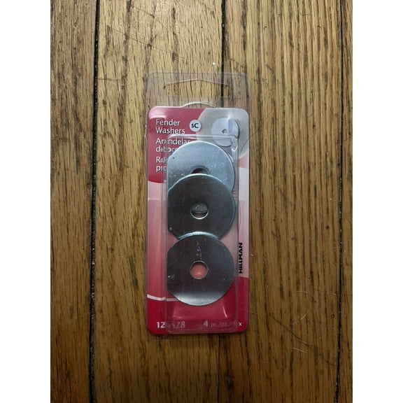 Hillman Fender Washers 1/4 X 1 1/4 ZINC 4 Ct 126528