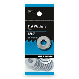 Hillman Zinc-Plated Steel 5/16 in. USS Flat Washer 100 pk Hillman Zinc-Plated Steel 5/16 in. USS Flat Washer 100 pk