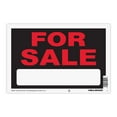 thumbnail image 1 of Hillman For Sale Sign, Garage Sale Sign, Black and Red, Plastic, 8"x12", 1 Sign, 1 of 6