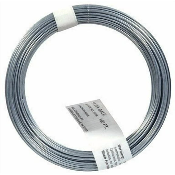Hillman Galvanized Wire Multi-Purpose 0' 16 Ga Galv Card  Indoor & Outdoor Use, NEC-Compliant