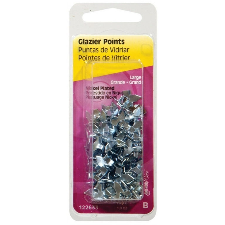 Hillman AnchorWire Glazier Points 50 pk Hillman AnchorWire Glazier Points 50 pk
