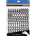 thumbnail image 1 of Hillman Group 847212 1 in. Black Glossy Vinyl Die Cut Self Adhesive Letters & Numbers -  6 Piece, 1 of 2