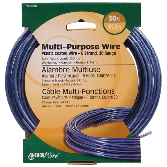 Hillman Group 122080 50 ft. Clothesline No. 20-6 Galvanized - Pack of 6
