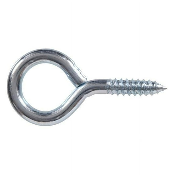 Hillman Group 320966 Flagged - Large Thread Eyes Screw, 0.307 x 2.875 in. - Pack of 10