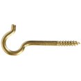 thumbnail image 1 of Hillman Group 321248 Flagged - Brass Screw Hook, 0.135 x 2.06 in. - Pack of 2, 1 of 1