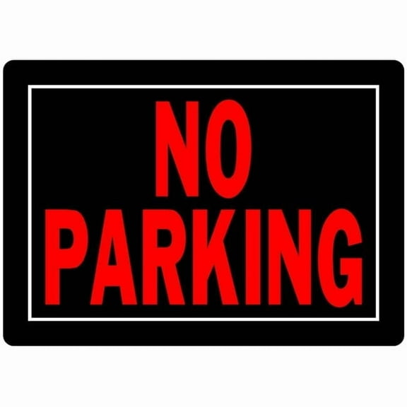 Hillman English Black Sign 10 in. H X 14 in. W