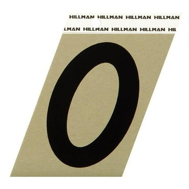 Hillman Group 840552 3 in. Aluminium Angle-Cut Adhesive Numbers 0