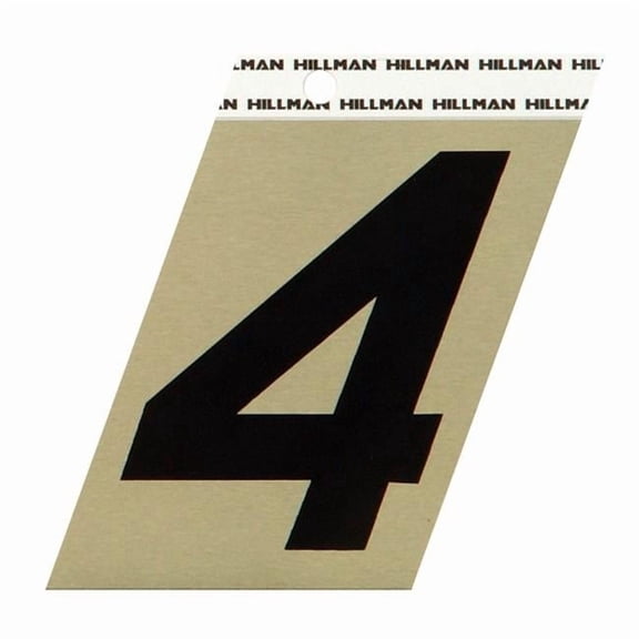 Hillman Group 840560 3 in. Aluminium Angle-Cut Adhesive Numbers 4