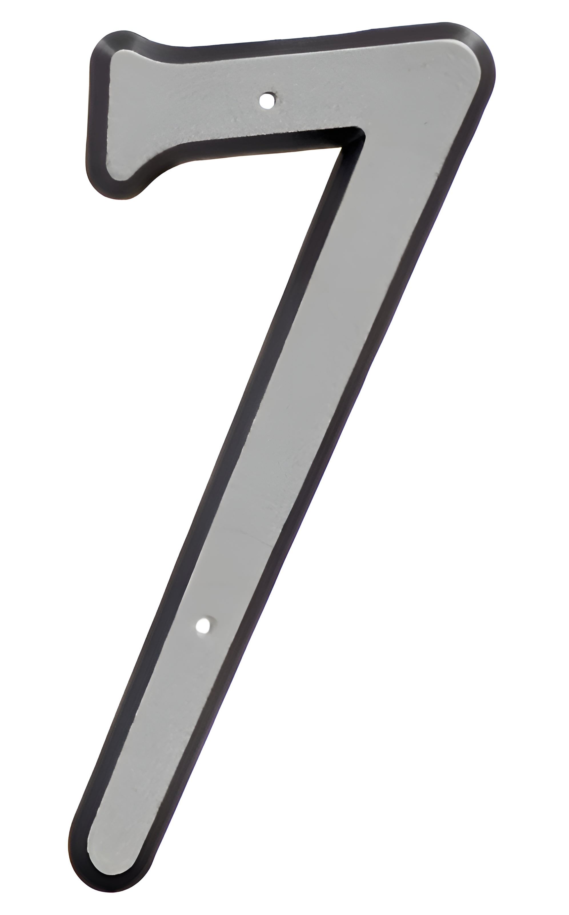 Hillman Group 841610 4 in. Nail-On Reflective Plastic House Number - 7 - 3 Piece