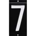 thumbnail image 1 of Hillman Group 841668 3 in. Nail-On Reflective Aluminum House Number - 7 -  3 Piece, 1 of 2
