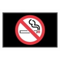 thumbnail image 1 of Hillman Group 841860 8 x 12 in. Red & Black Plastic No Smoking Symbol International Sign, 1 of 1