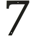 thumbnail image 1 of Hillman Group 843147 4 in. Black Distinctions Zinc Die-Cast Flush Mount House Number - 7 -  3 Piece, 1 of 3
