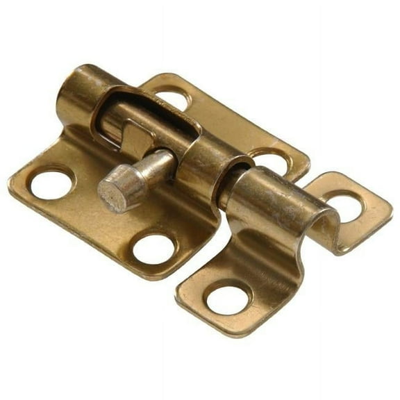 Hillman Group 851009 Carded - Barrel Bolt, Zinc & Yellow - 5 in.