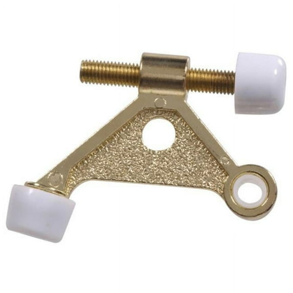 Hillman Group 851329 Carded - Hinge Pin Door Stops, Brass Plated