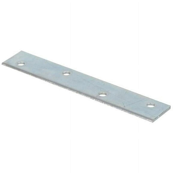 Hillman Group 851490 Flagged - Zinc Mending Brace Plates, 10 x 1 in. - Pack of 5