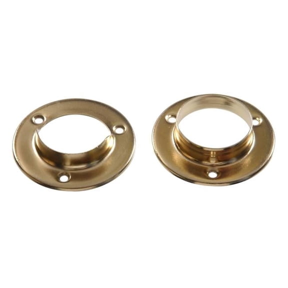 Hillman Group 851540 Carded - Pole Socket Set, Brass Plated