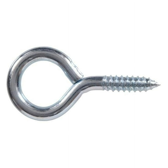 Hillman Group 851726 Carded - Small Screw Eye, 0.106 x 0.93 in.