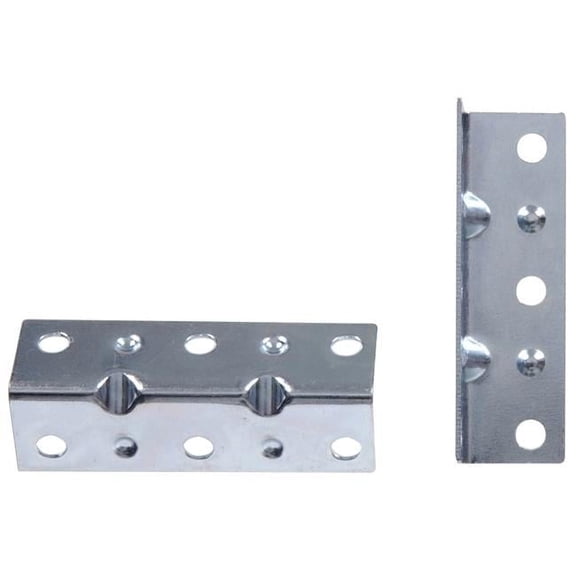 Hillman Group 852183 Carded -Zinc Inside Corner Braces, 2.5 x 0.75 in.