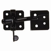 Hillman Group 852688 Carded - Self Adjustable Gate Latch, Black