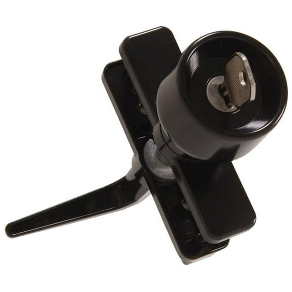 Hillman Group 853132 Carded - Storm & Screen Keyed Knob Latches, Black