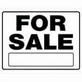 thumbnail image 1 of Hillman  English  White  For Sale  Sign  20 in. H x 24 in. W, 1 of 1