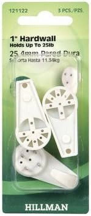 Hillman Hardwall Hanger 25 Lb 1" Card