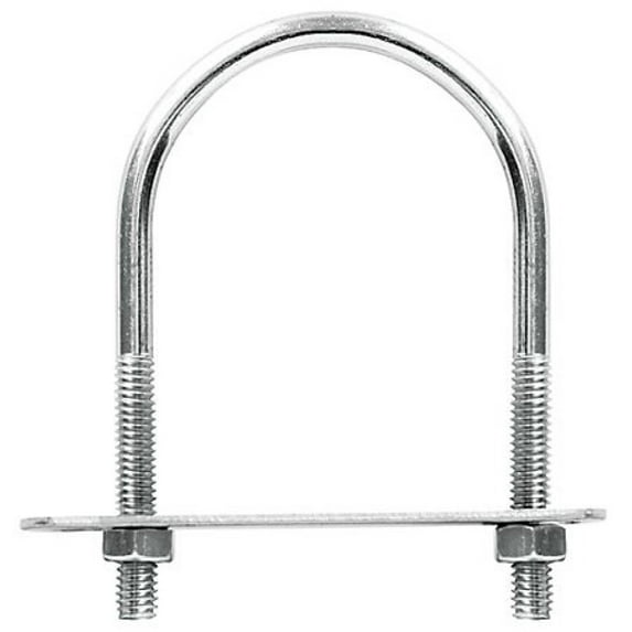 Hillman Hardware Essentials 320838 Steel Zinc Flagged U-Bolt 1/4" X 4" X 3/4"