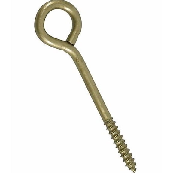 Hillman Hardware Essentials 322621 Forged Eye Lag Bolt 1/4 X3.75-Inch Gold