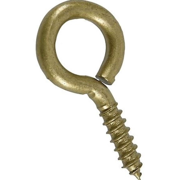 Hillman Hardware Essentials 322627 Forged Screw Eye Lag Bolt Gold, 0.307 x 2-7/8